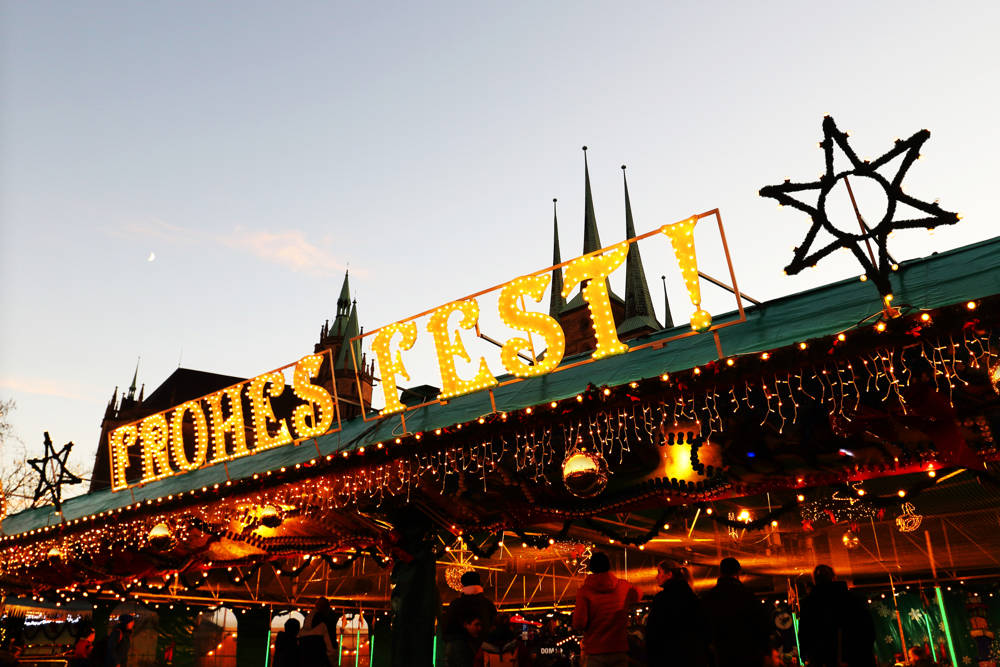 Weihnachtsmarkt in Erfurt