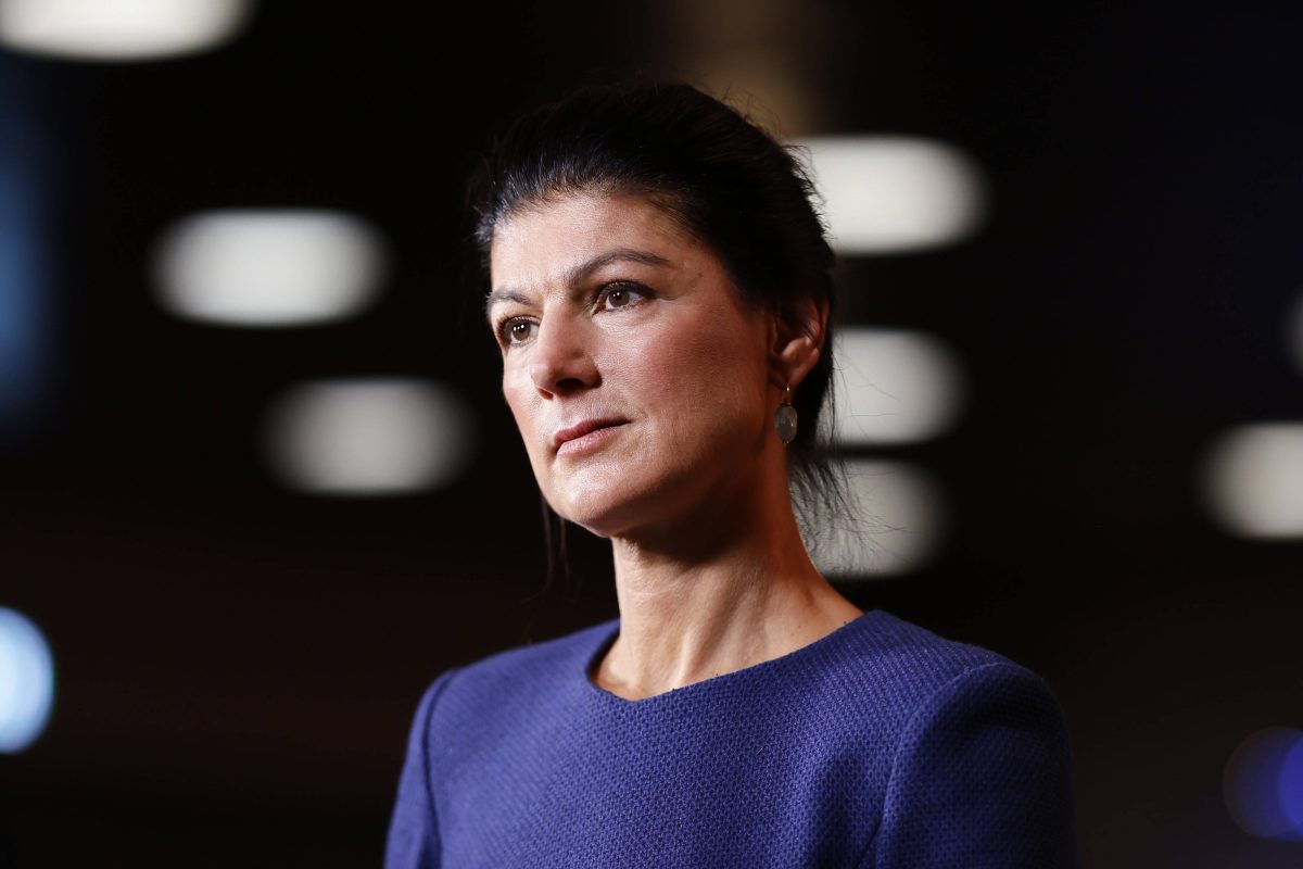 Sahra Wagenknecht steckt im Umfragetief.